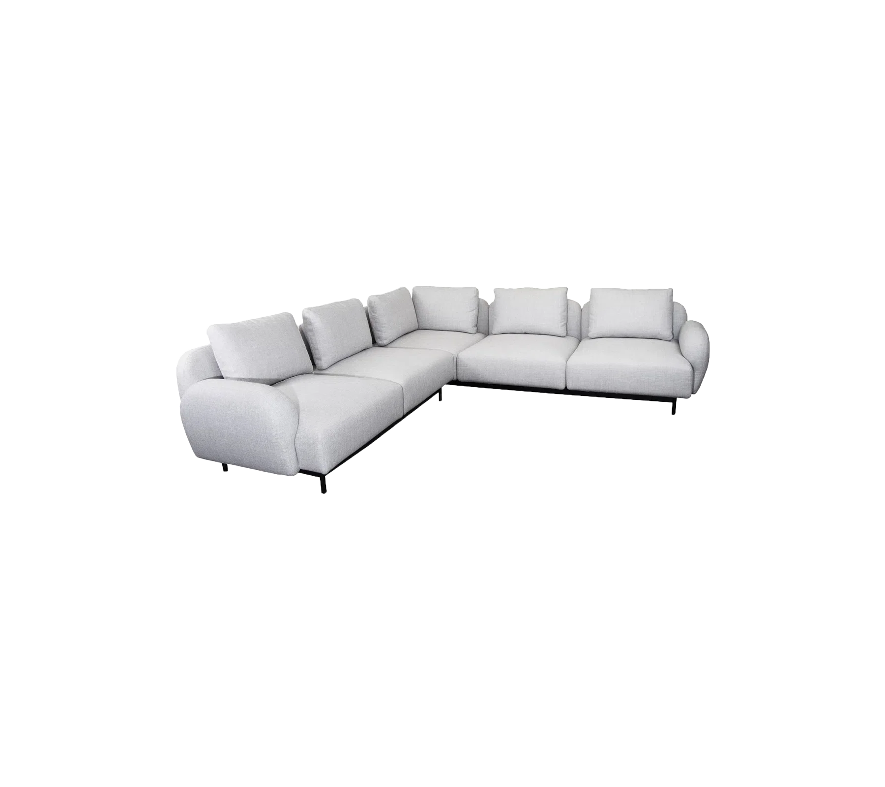 Cane-line Aura Corner Sofa with Low Armrest - Image 3