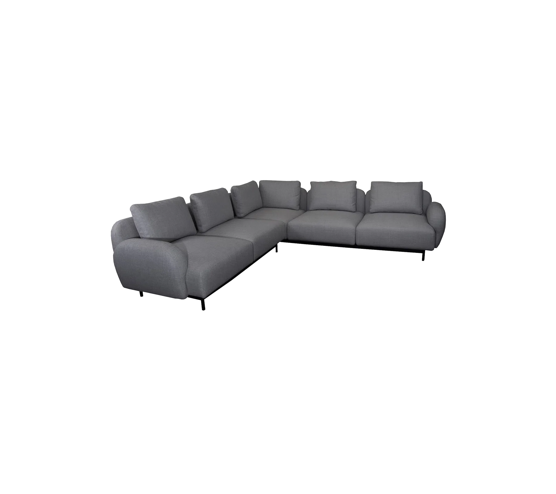 Cane-line Aura Corner Sofa with Low Armrest - Image 4