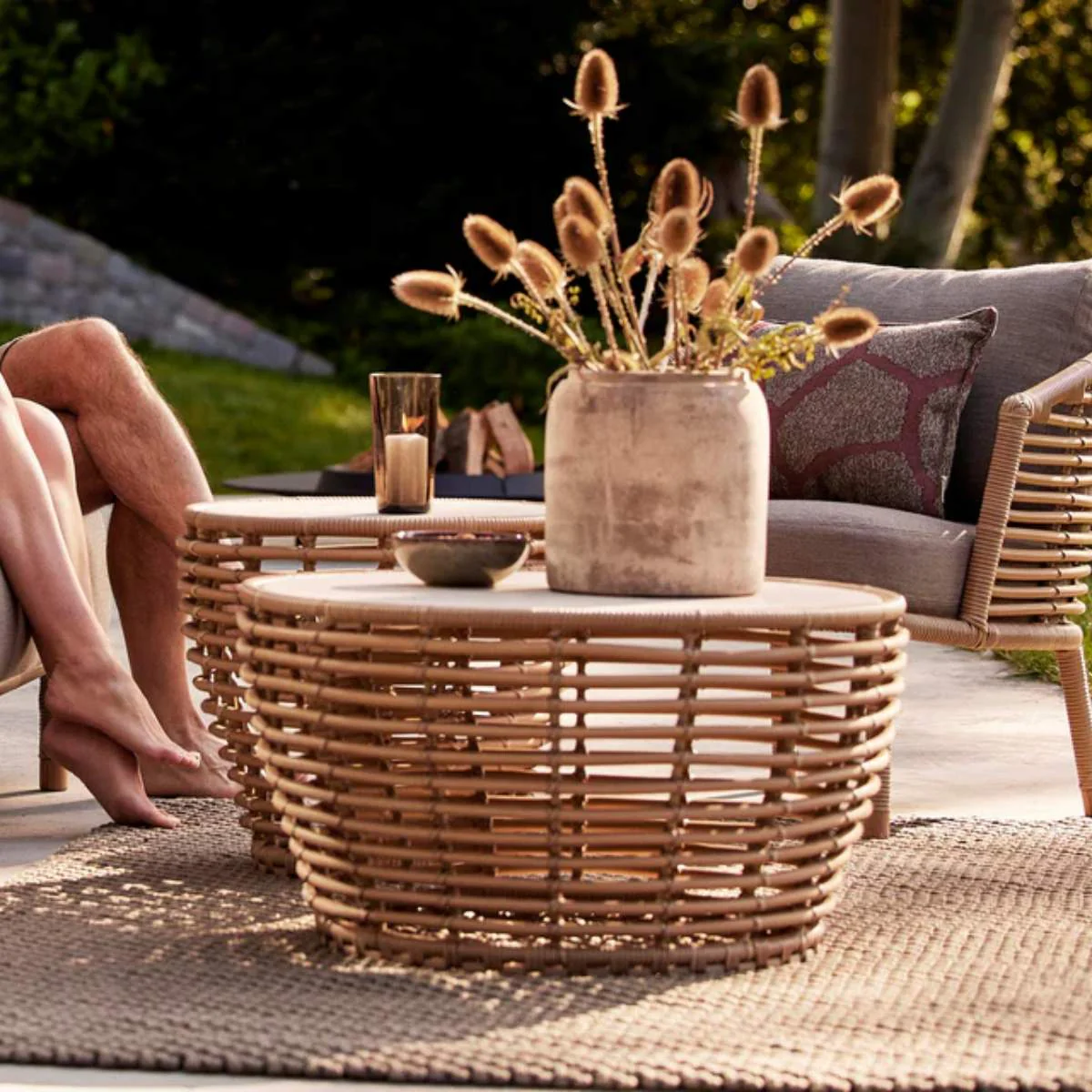 Cane-line Basket Coffee Table, Medium - Image 21
