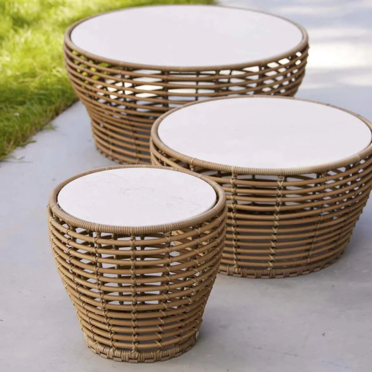 Cane-line Basket Coffee Table, Medium - Image 20