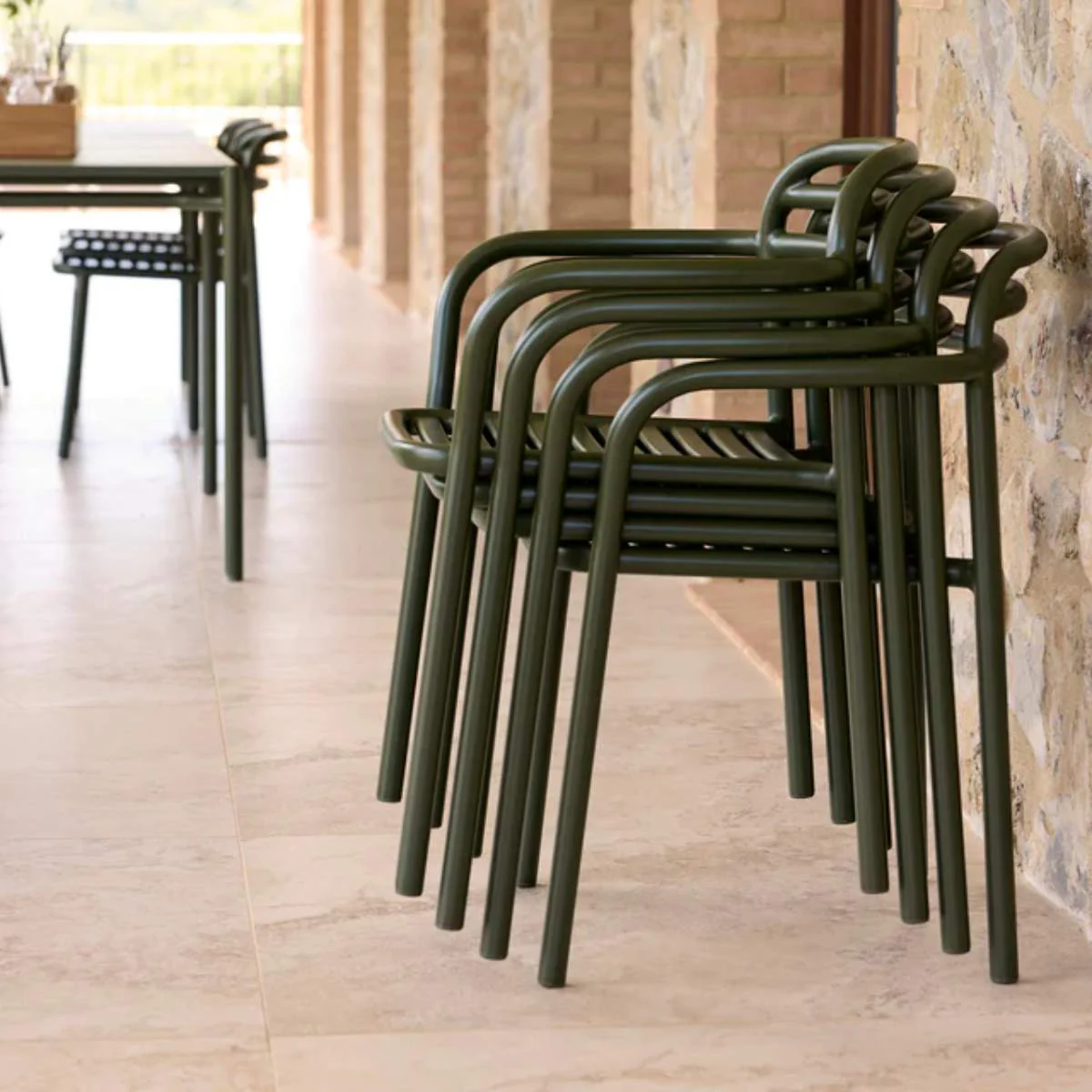 Cane-line Bliss Dining Table Incl. 2 Bliss Armchairs - Image 5