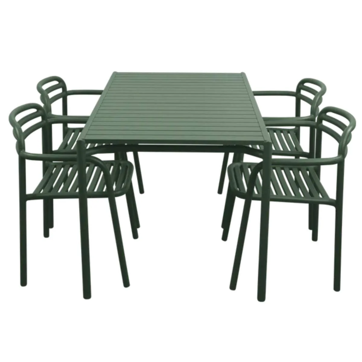 Cane-line Bliss Dining Table Rect. Incl. 4 Bliss Armchairs - Image 2