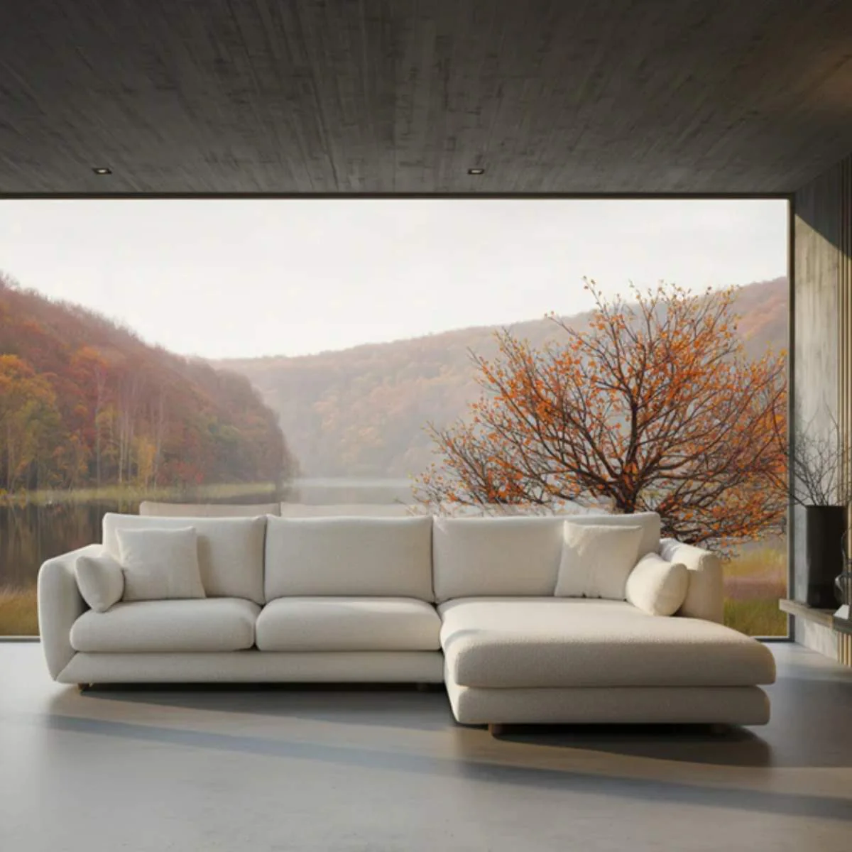 Cane-line Bloom 2-Seater Sofa With Chaise Longue, Left And Teak Legs - Image 7