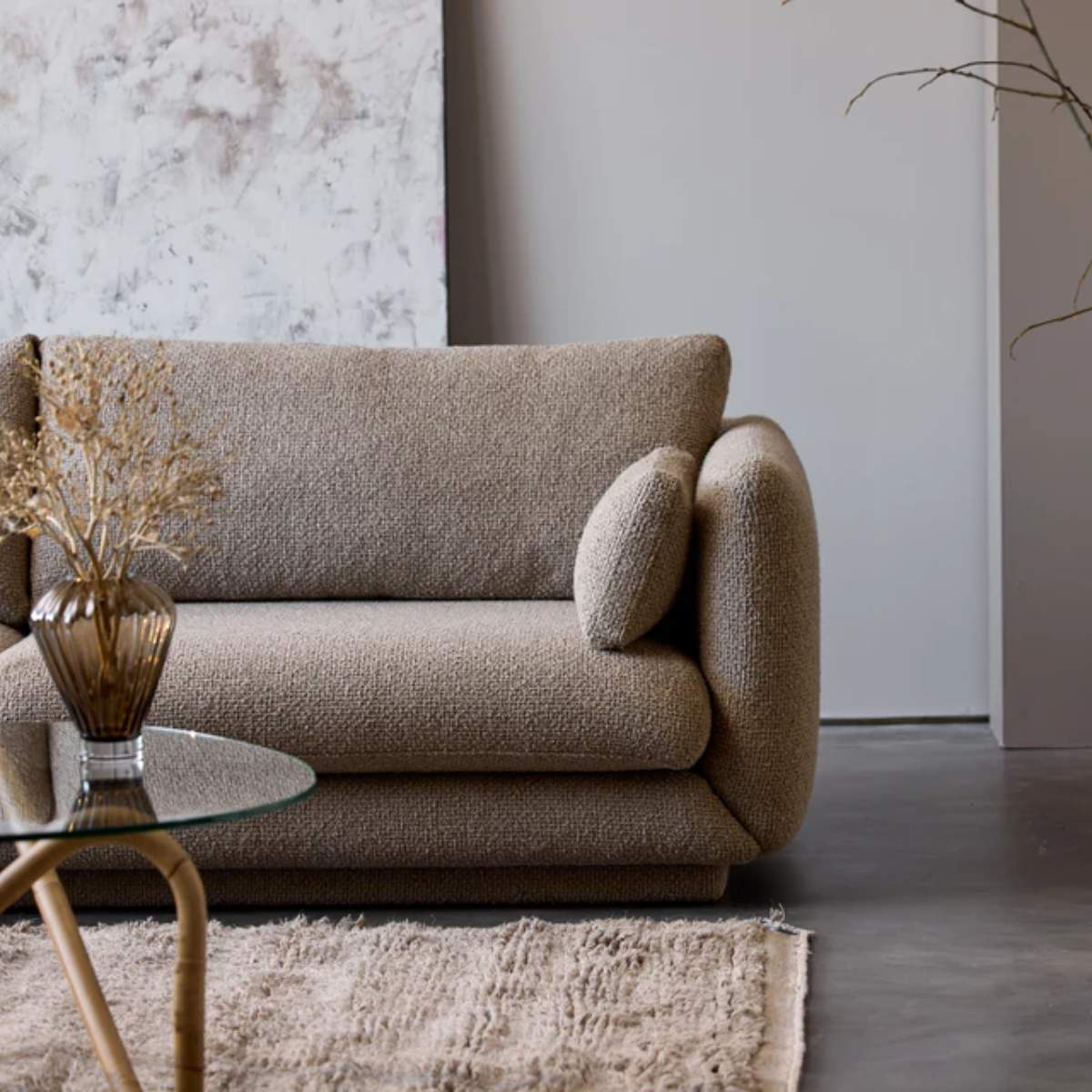 Cane-line Bloom 3-Seater Sofa With Chaise Longue, Right And Teak Legs - Image 8