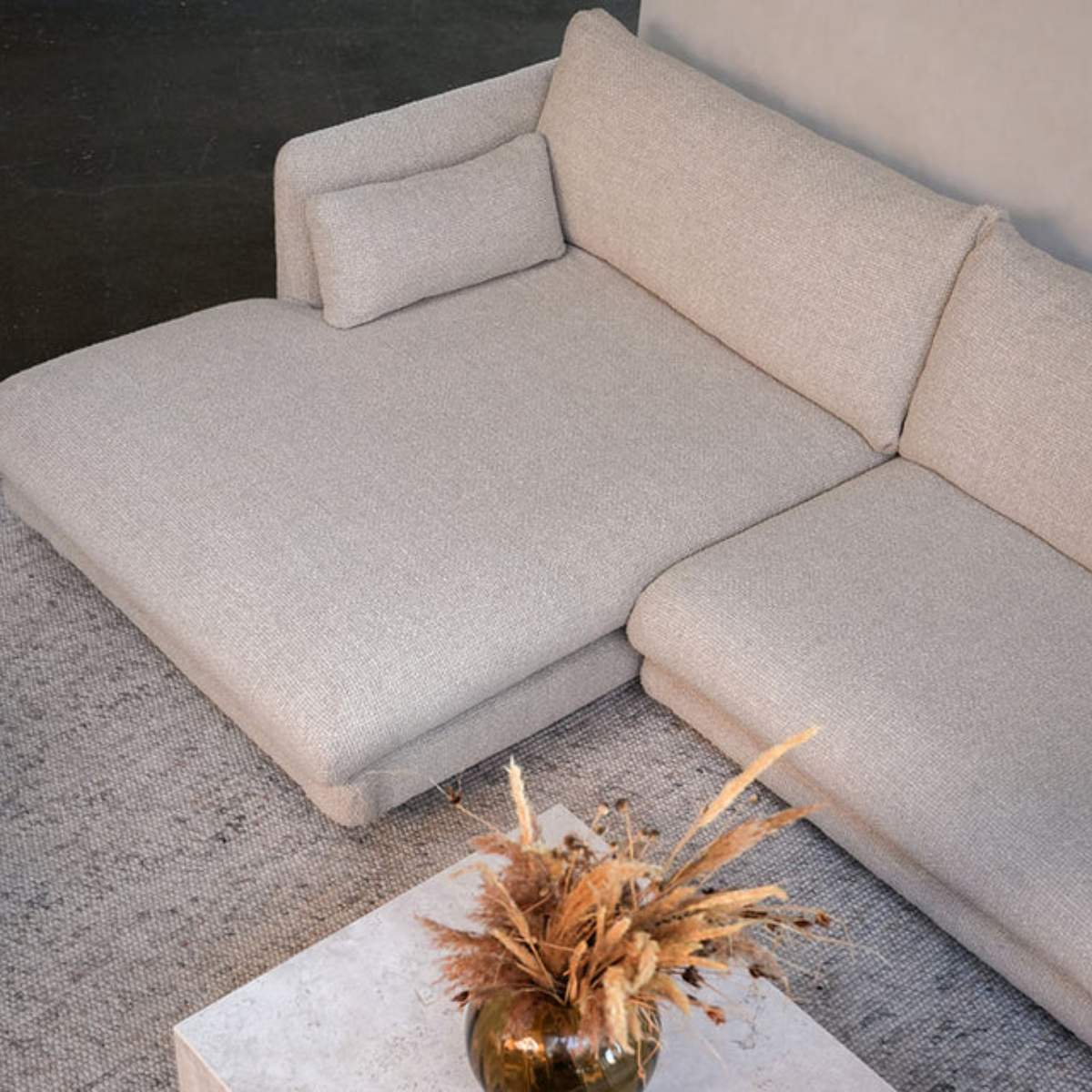 Cane-line Bloom 3-Seater Sofa With Chaise Longue, Right And Teak Legs - Image 9