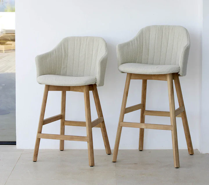 Cane-line Choice Bar Chair with Sled Base Indoor - Image 5