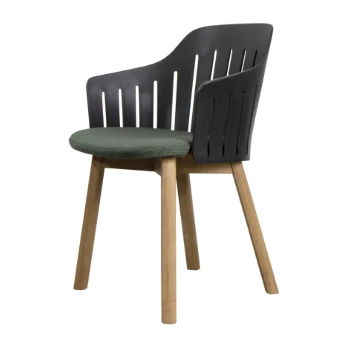 Cane-line Choice Chair Black and Dark Green - Image 10