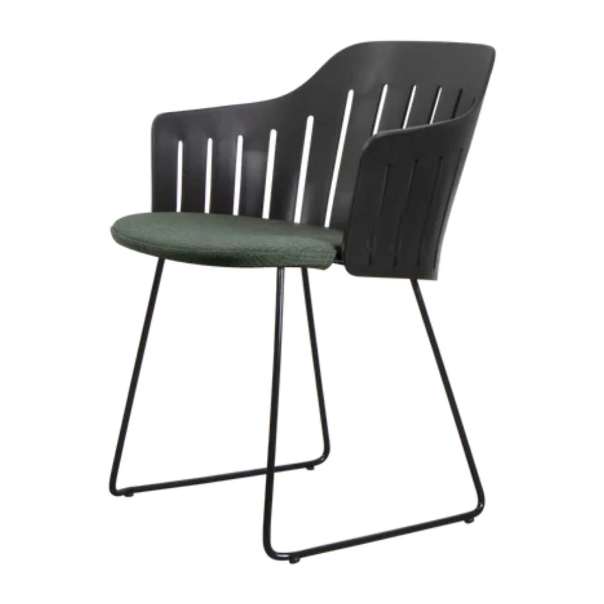 Cane-line Choice Chair Black and Dark Green - Image 17