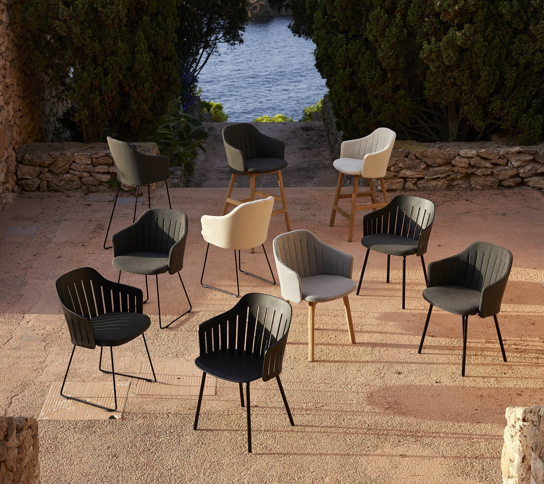 Cane-line Choice Chair Base with Sled Base Outdoor - Image 2
