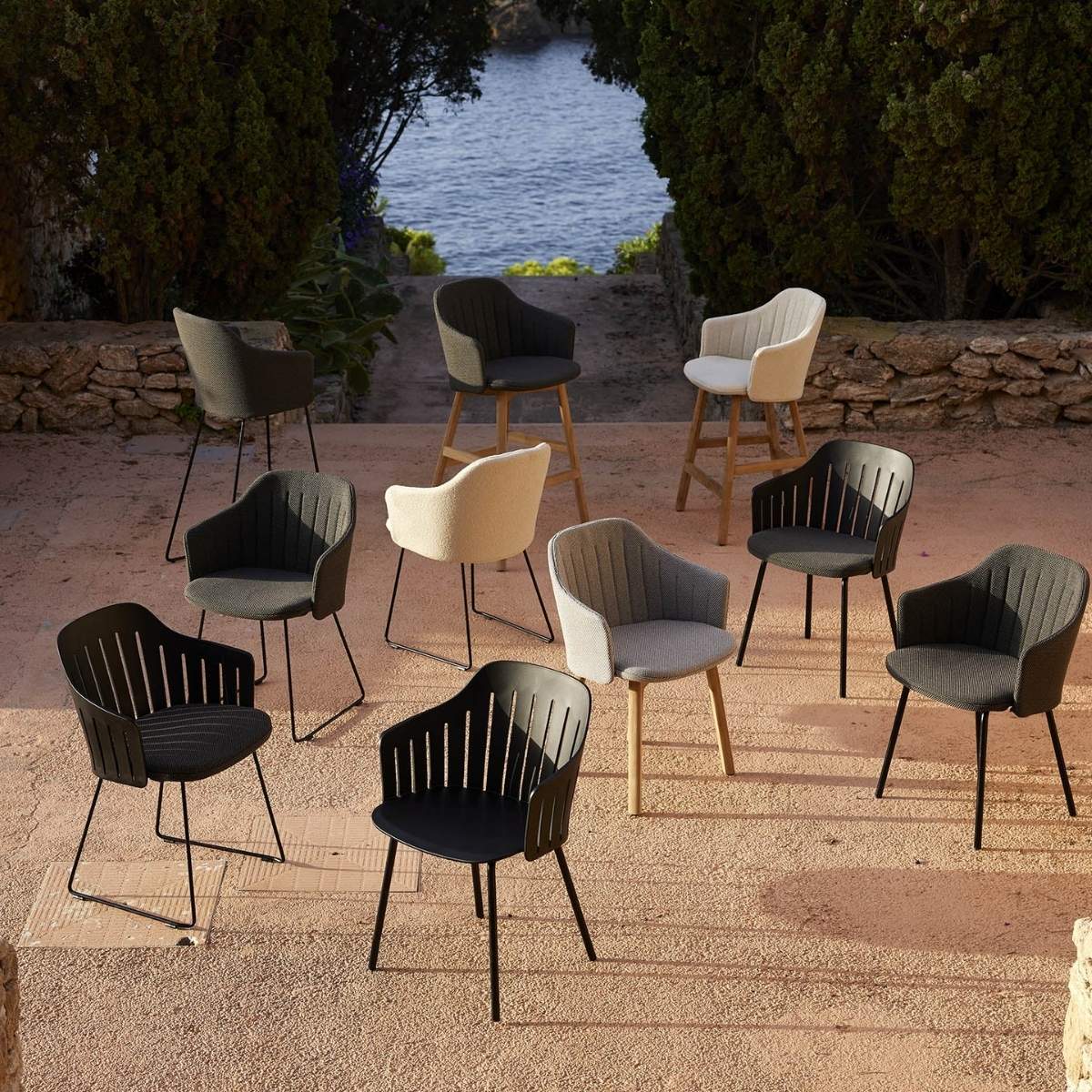 Cane-line Choice Chair Black and Dark Green - Image 42