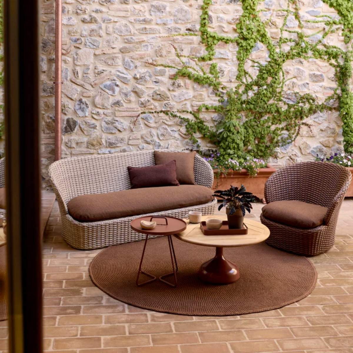 Cane-line Coast Lounge Chair W/Swivel - Image 11
