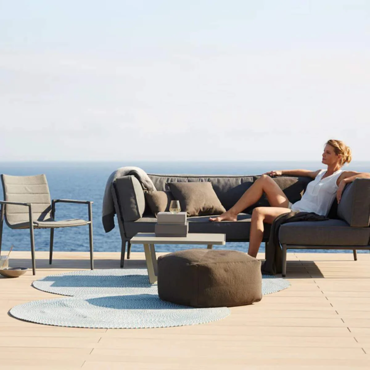 Cane-line Conic Compact 2-Module Corner Sofa - Image 3