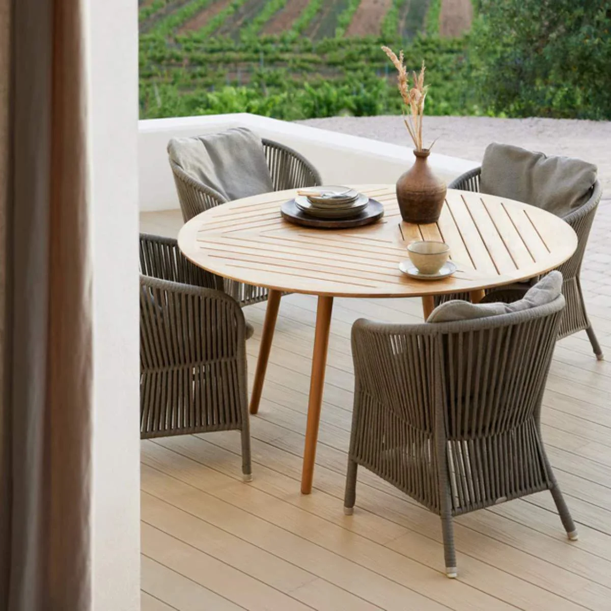 Cane-line Define Dining Table, Dia. 120 cm - Image 2