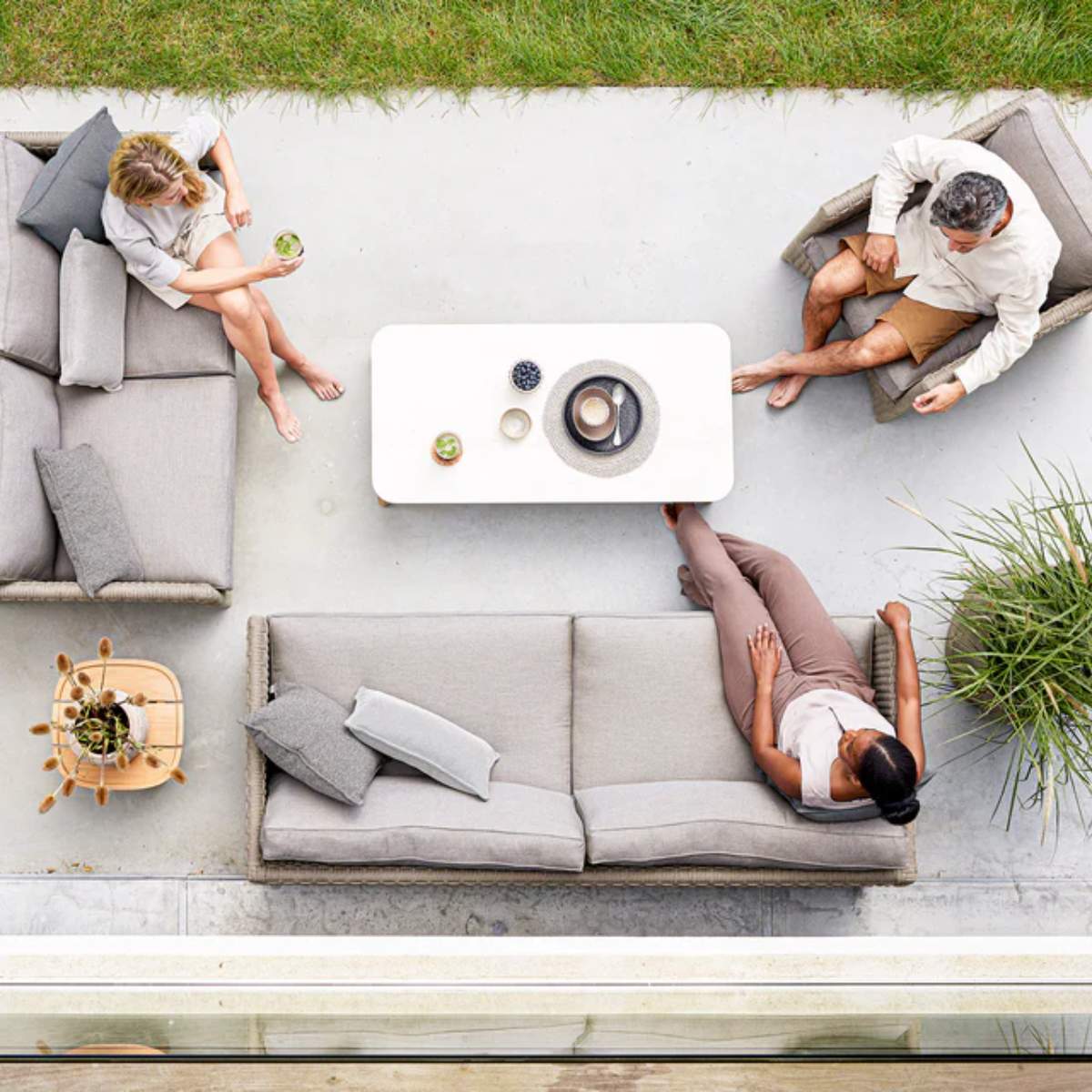Cane-line Diamond 2-Seater Sofa - Image 4