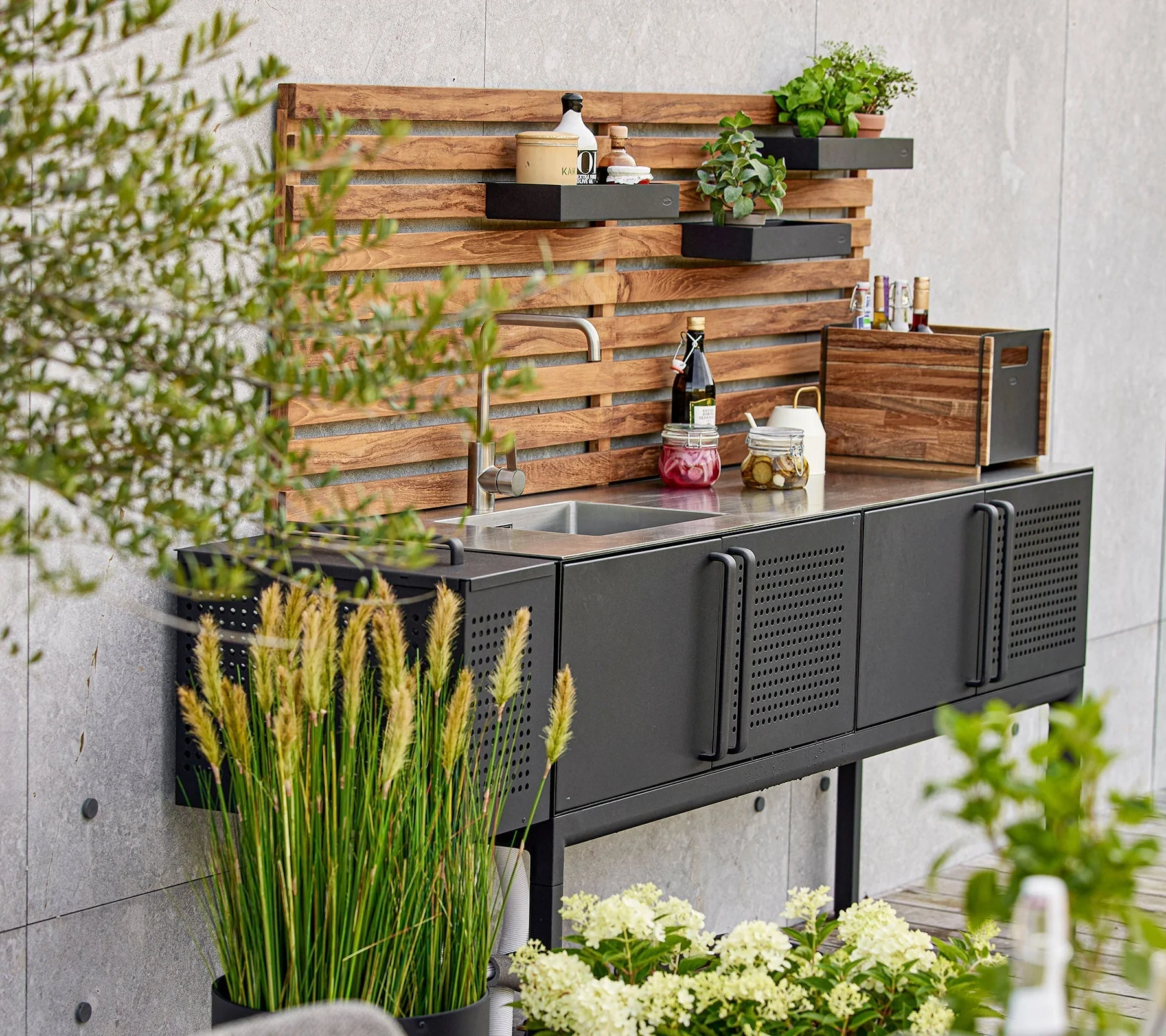 Cane-line Drop Kitchen Module incl. 3 Shelves - Image 6