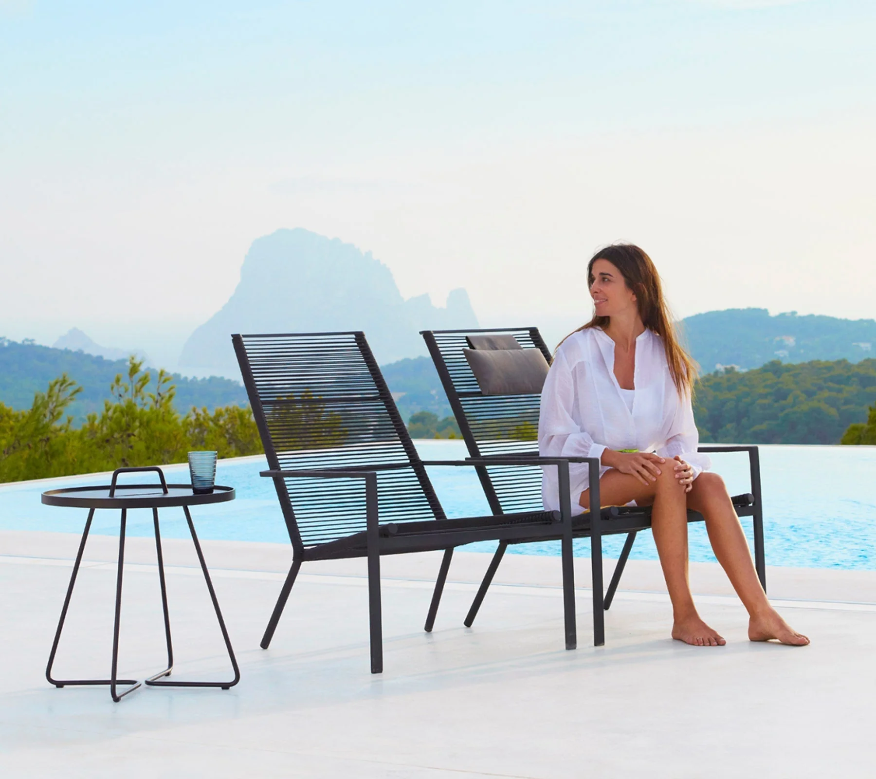 Cane-line Edge Highback Chair, Stackable - Image 3
