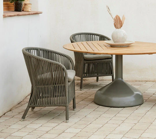 Cane-line Glaze Mounting Frame with Lava Stone Table Top - Image 2
