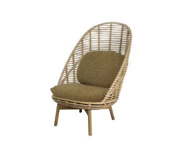 Cane-line Hive Highback Chair with Teak Legs - Image 12