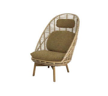 Cane-line Hive Highback Chair with Teak Legs - Image 13