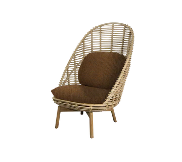 Cane-line Hive Highback Chair with Teak Legs - Image 14