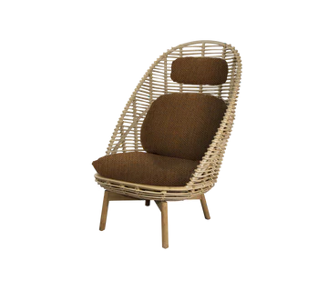 Cane-line Hive Highback Chair with Teak Legs - Image 15