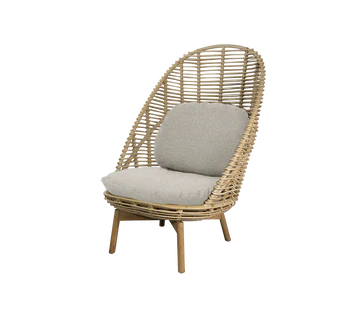 Cane-line Hive Highback Chair with Teak Legs - Image 16