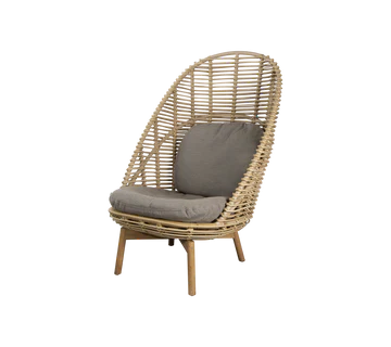 Cane-line Hive Highback Chair with Teak Legs - Image 18