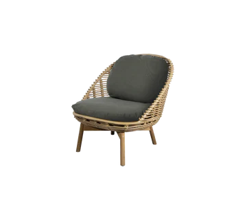 Cane-line Hive Lounge Chair with Teak Legs - Image 2