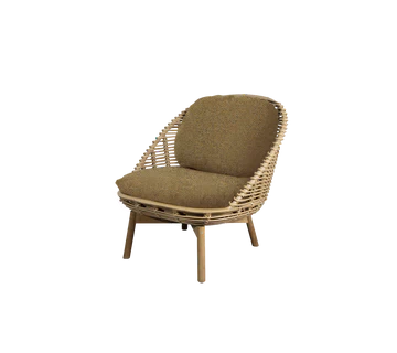 Cane-line Hive Lounge Chair with Teak Legs - Image 3
