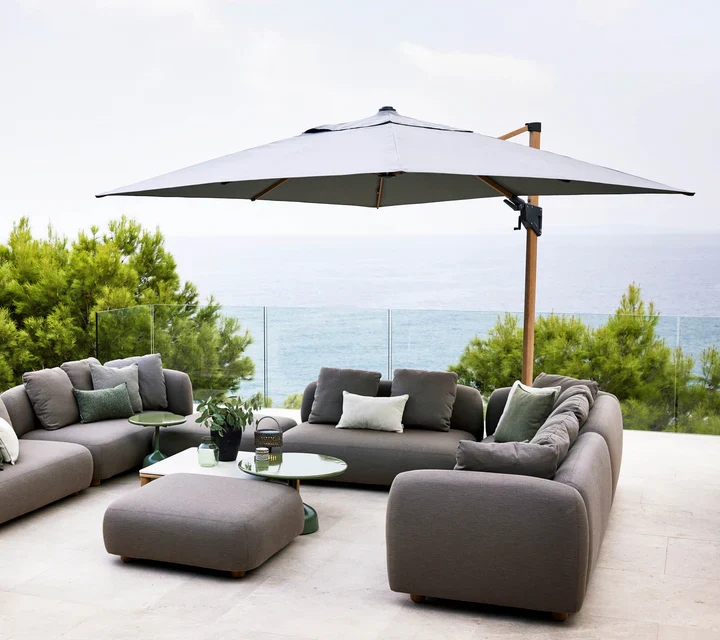 Cane-line Hyde Luxe Tilt Parasol, 3X3 M - Image 4