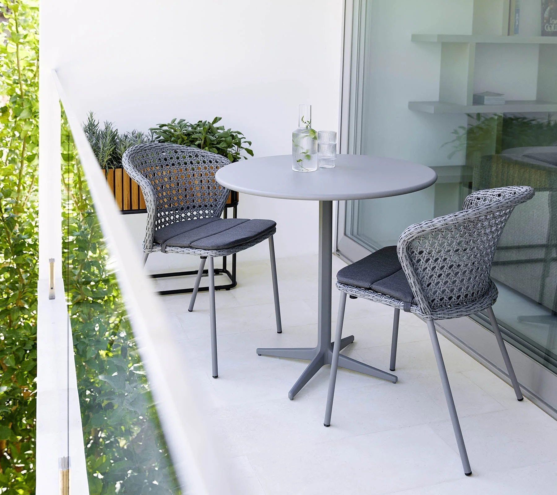 Cane-line Lean Chair, Stackable - Image 8