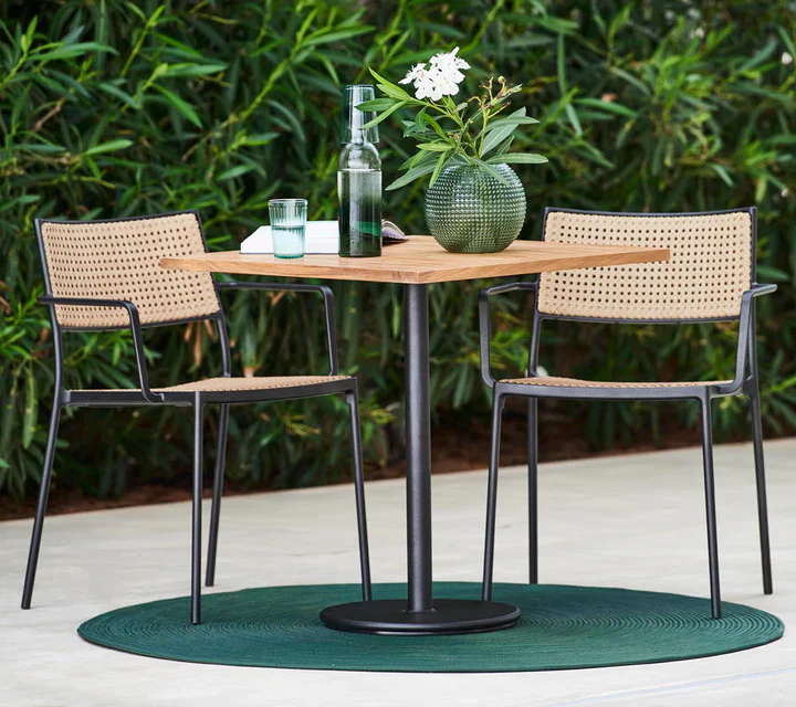 Cane-line Less Armchair, Stackable French Weave - Image 7