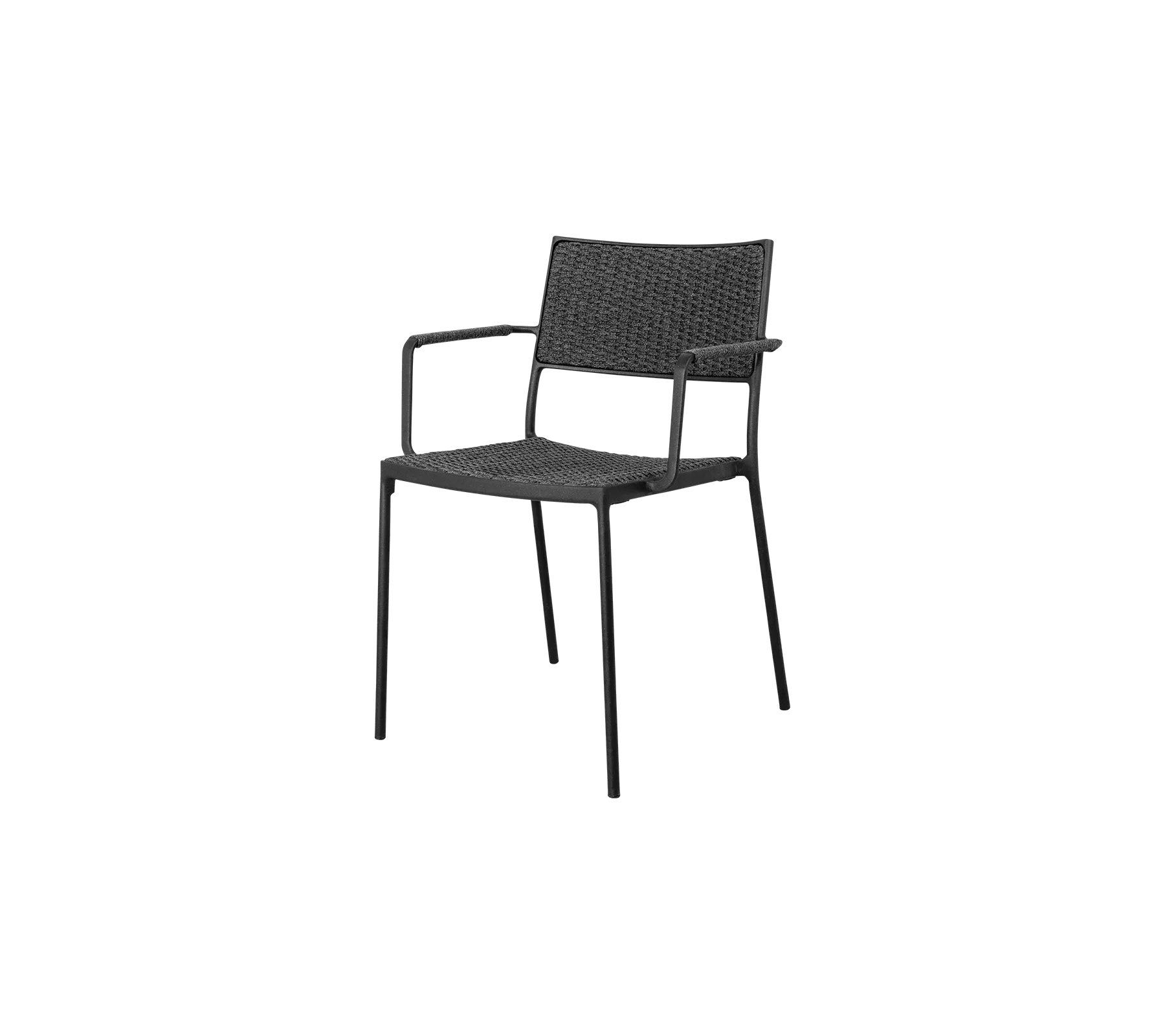 Cane-line Less Armchair, Stackable Soft Rope