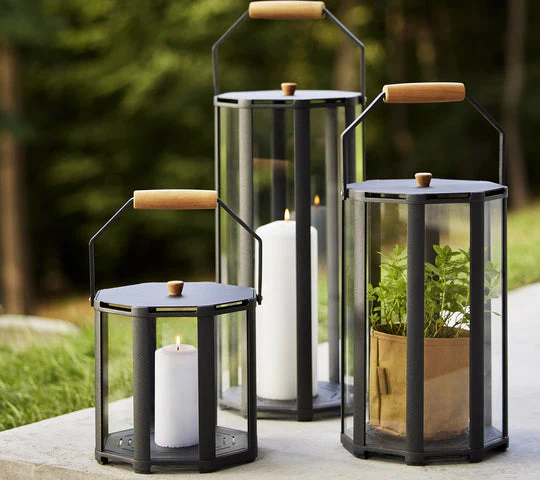 Cane-line Lightlux Lantern with Teak Handle - Image 4