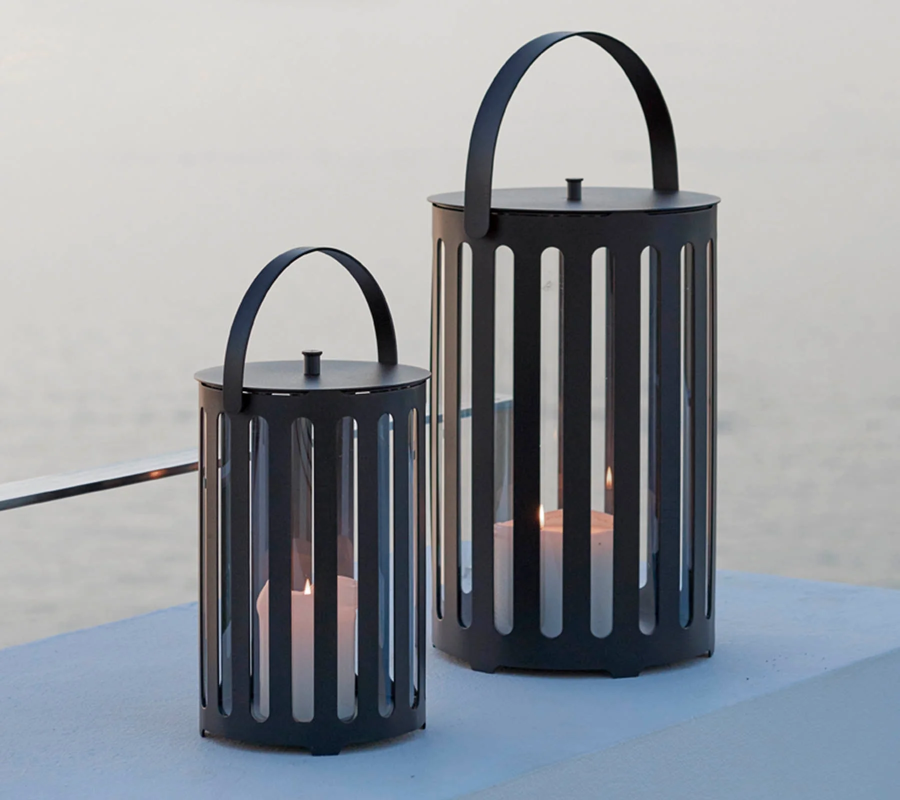 Cane-line Lighttube Lantern, Round - Image 3