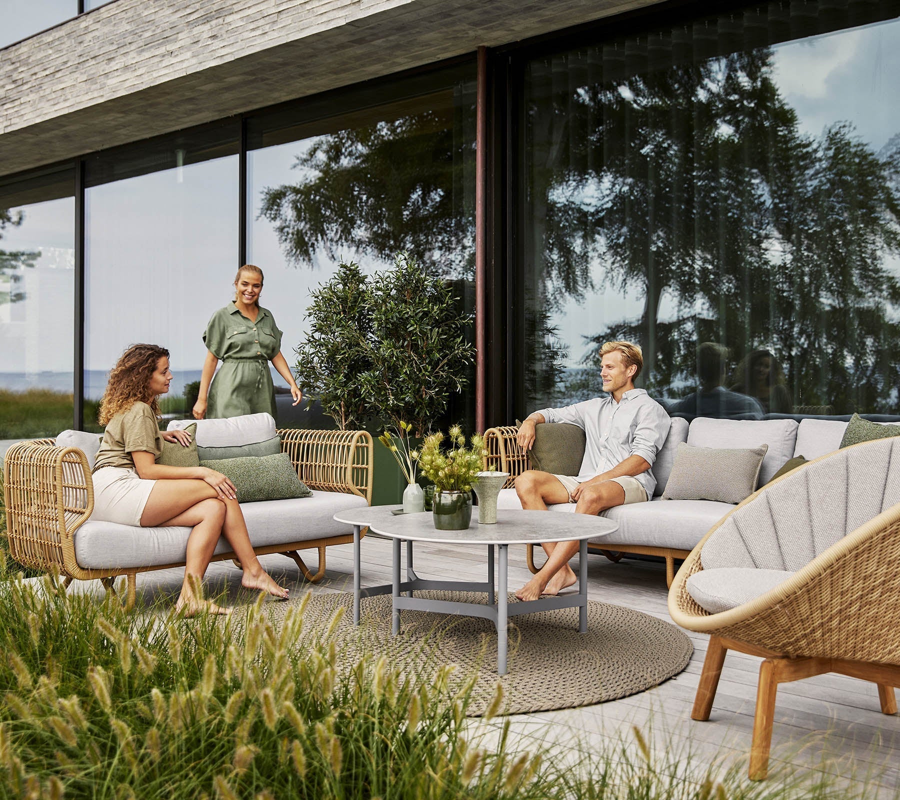 Cane-line Nest 3-Seater Sofa Outdoor - Image 4