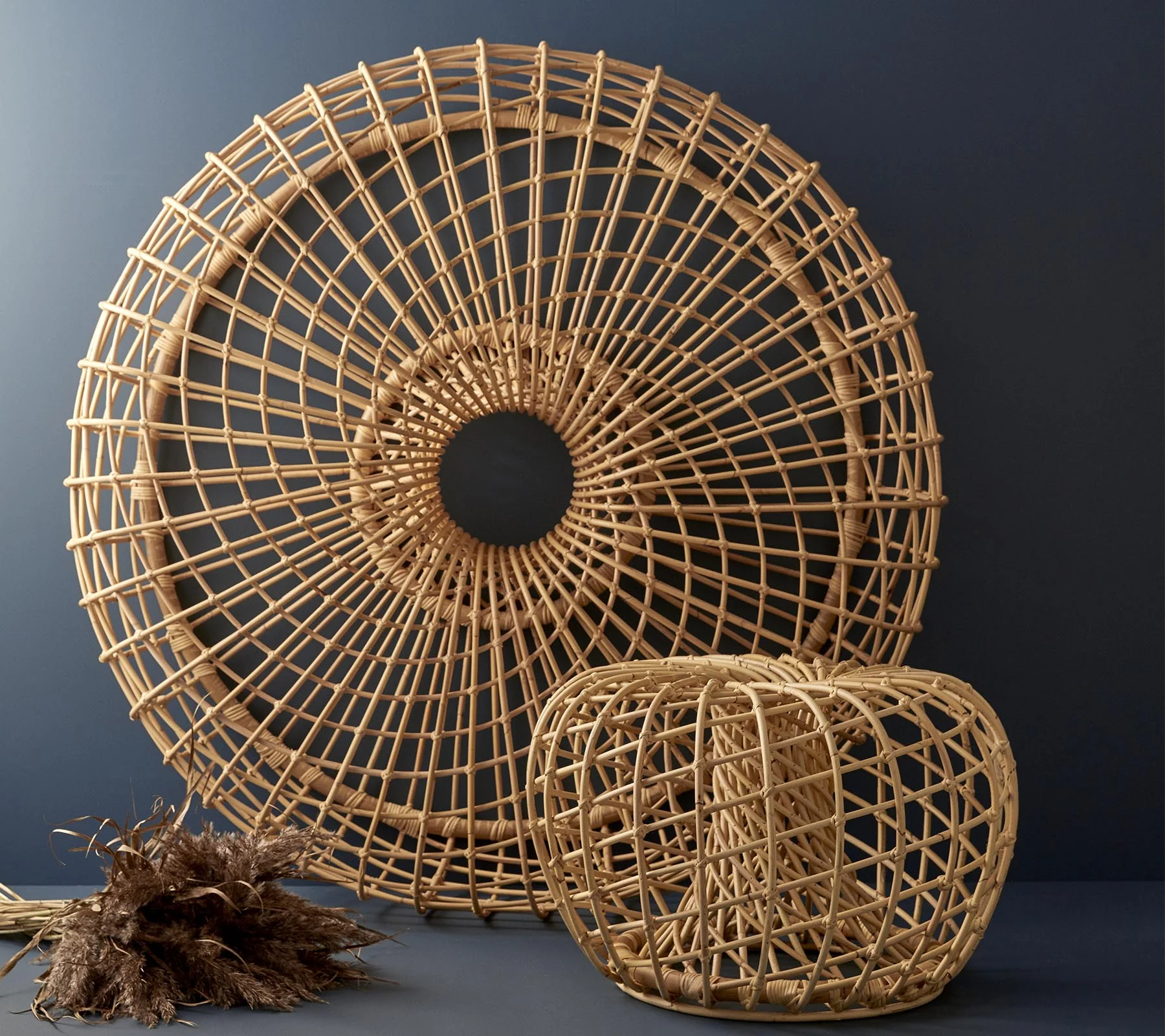 Cane-line Nest Coffee Table/Footstool Large Indoor - Image 2