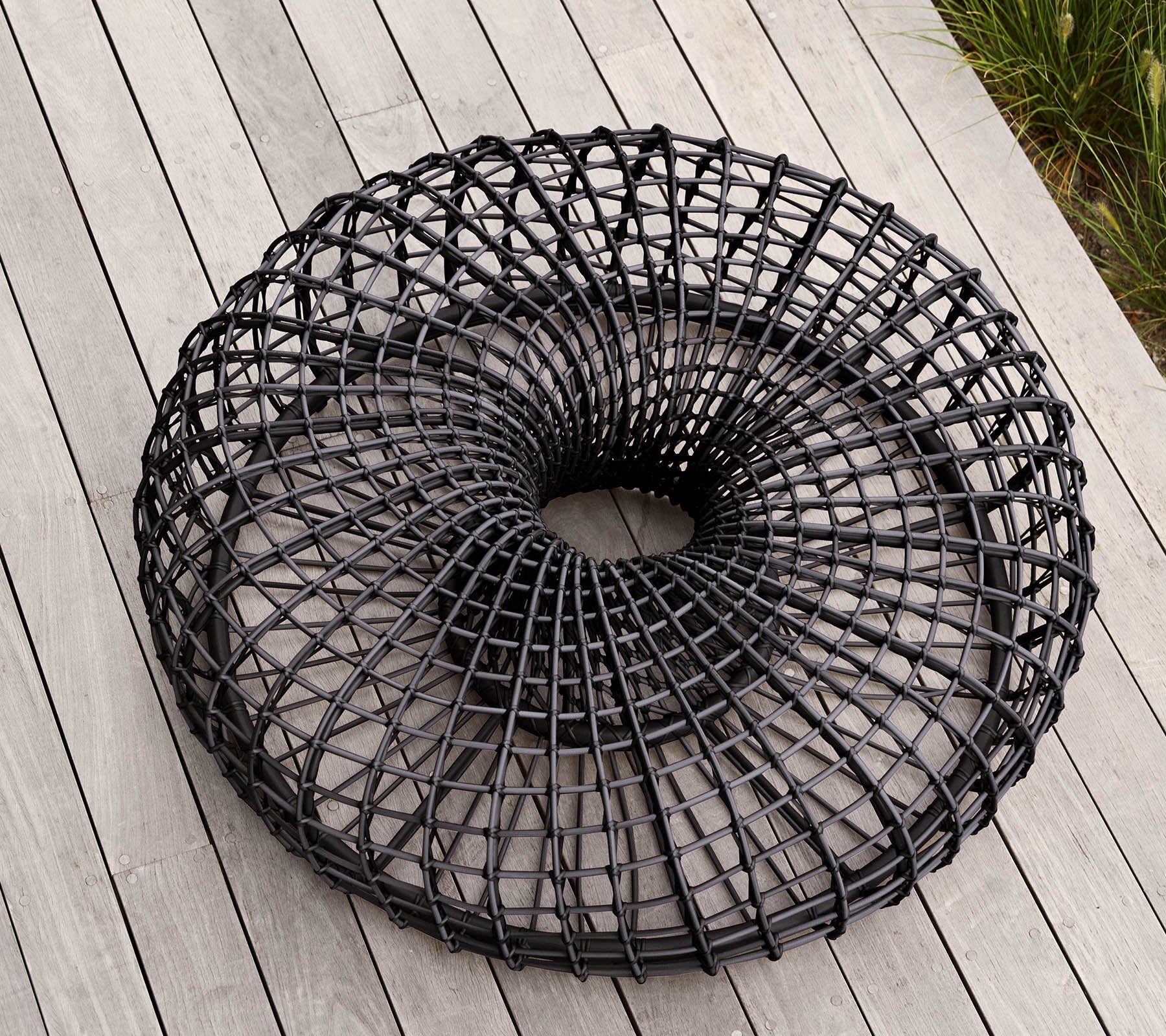 Cane-line Nest Coffee Table/Footstool Large Outdoor - Image 4