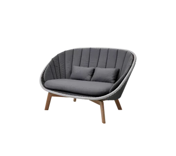 Cane-line Peacock 2-Seater Sofa with Teak Legs - Image 12
