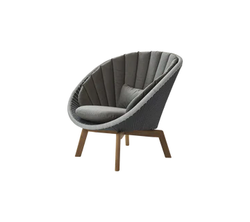 Cane-line Peacock Lounge Chair with Teak Legs - Image 20