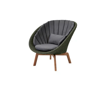 Cane-line Peacock Lounge Chair with Teak Legs - Image 24