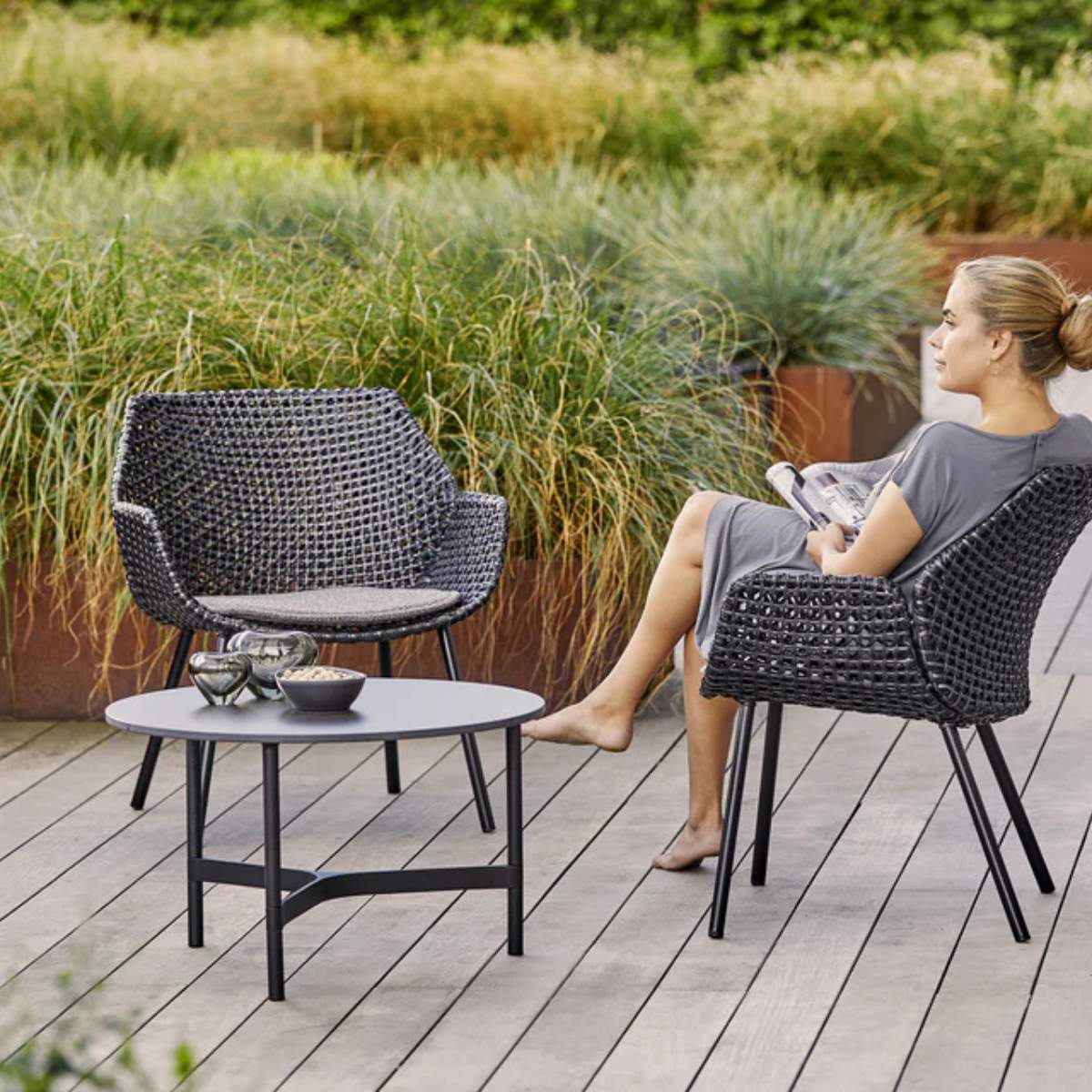 Cane-line Twist Coffee Table, Medium - Image 27