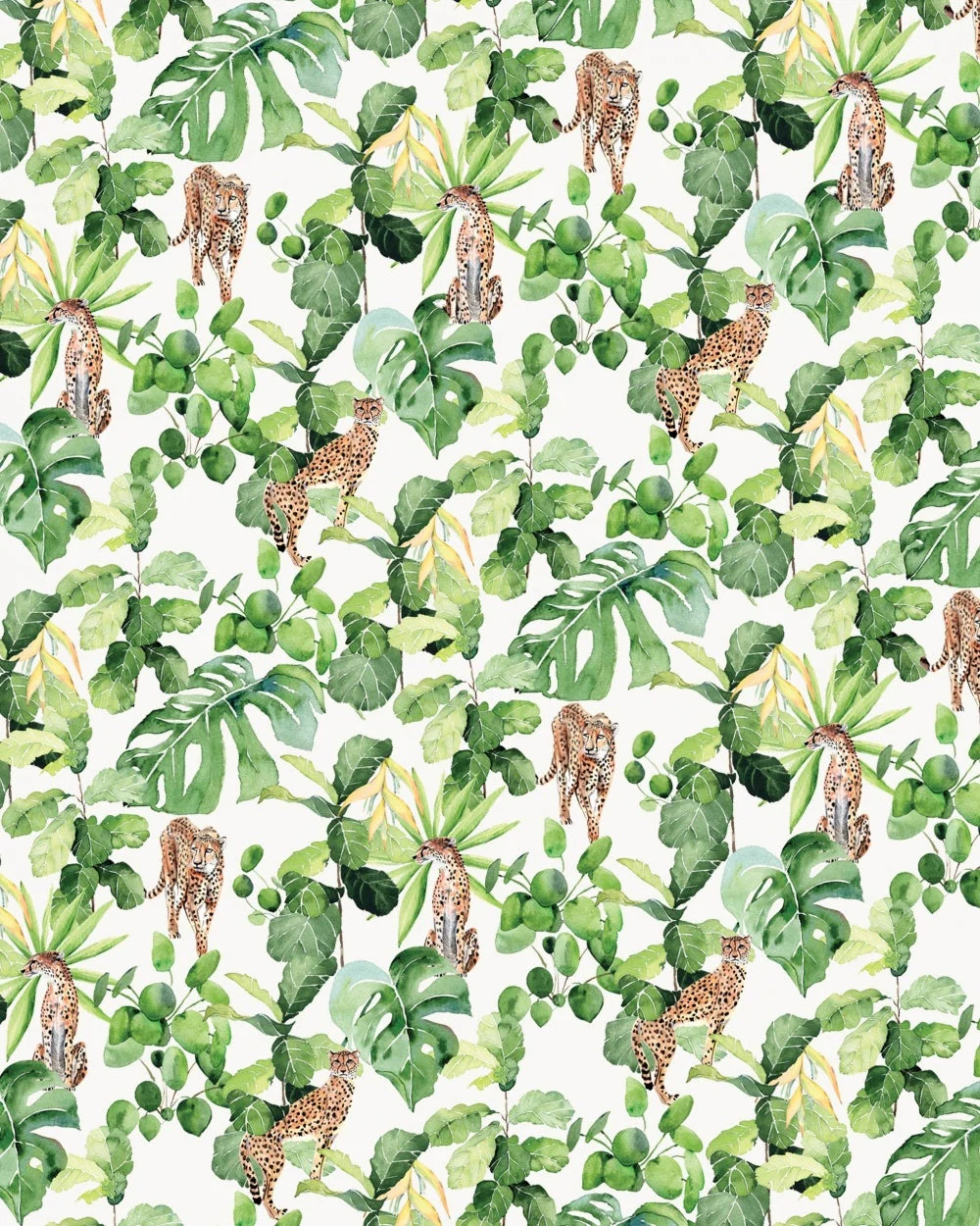 Creative Lab Amsterdam Cheetah Party Wallpaper Mural