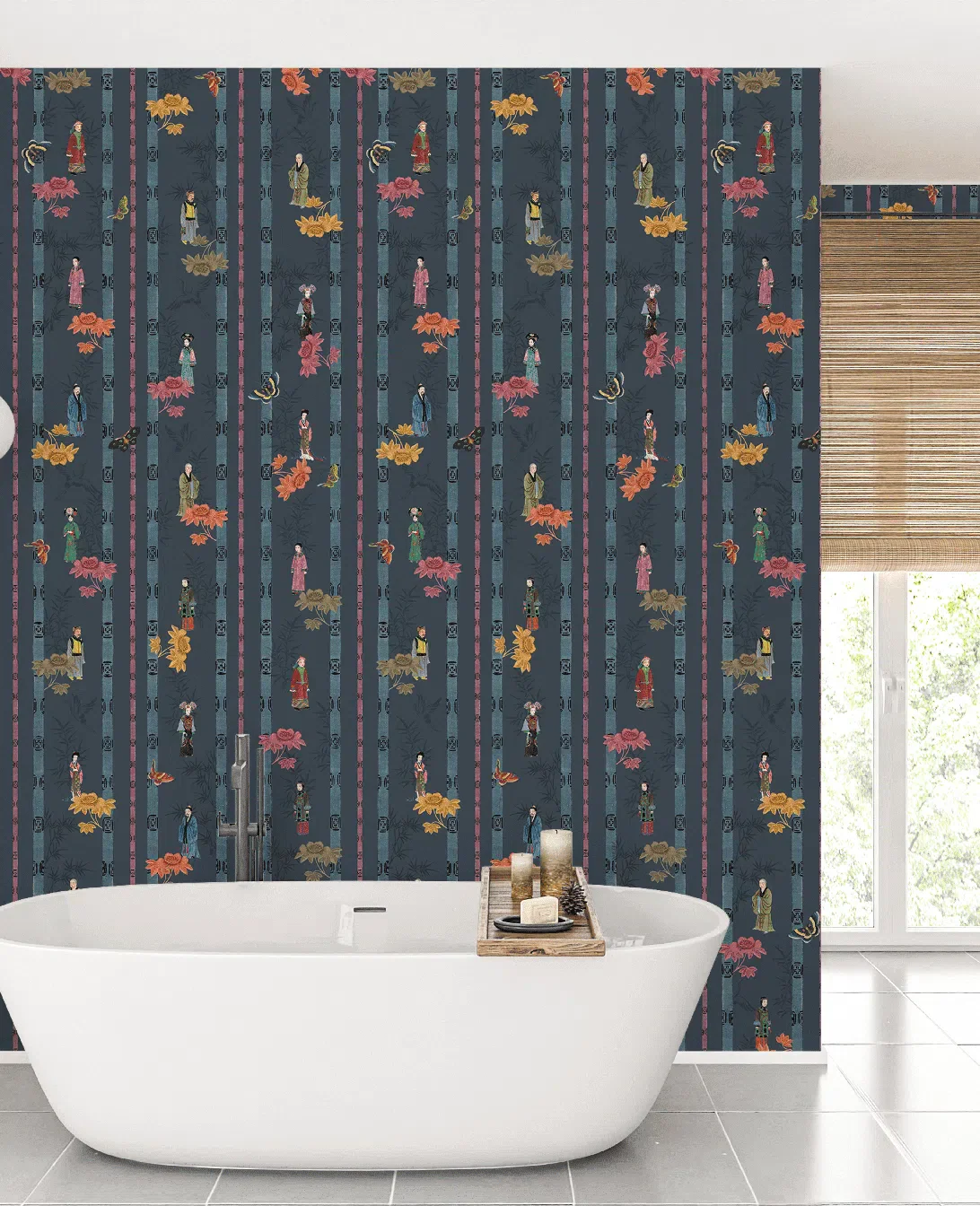 Creative Lab Amsterdam Chinese Costume Repetitive Wallpaper - Image 2