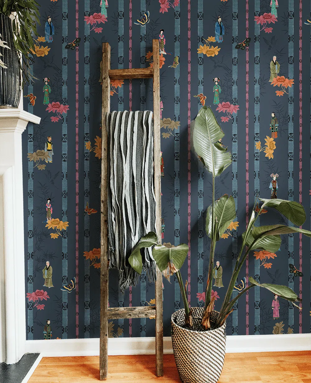 Creative Lab Amsterdam Chinese Costume Repetitive Wallpaper - Image 4