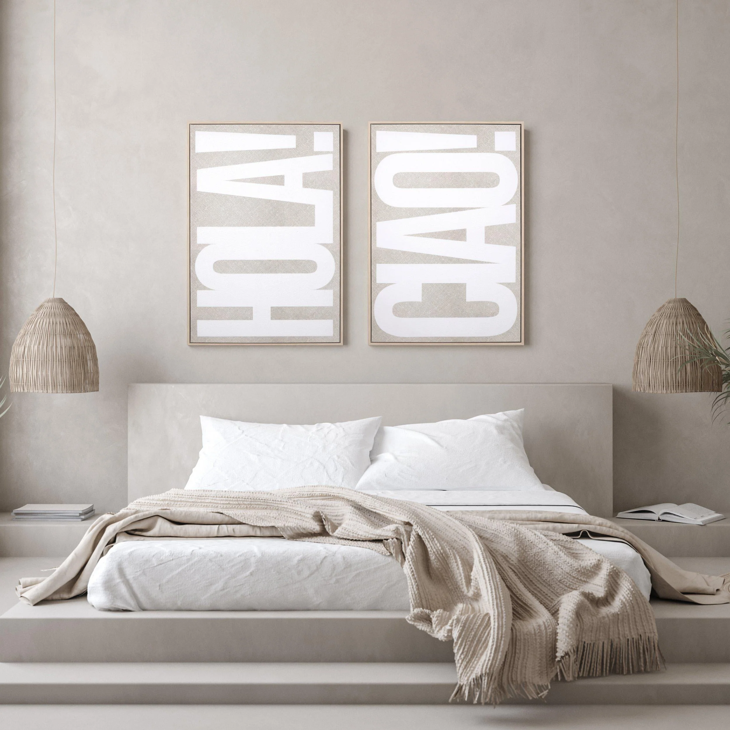 Art Marketing ‘Ciao’ Wall Art - 80 x 55 cm - Image 2