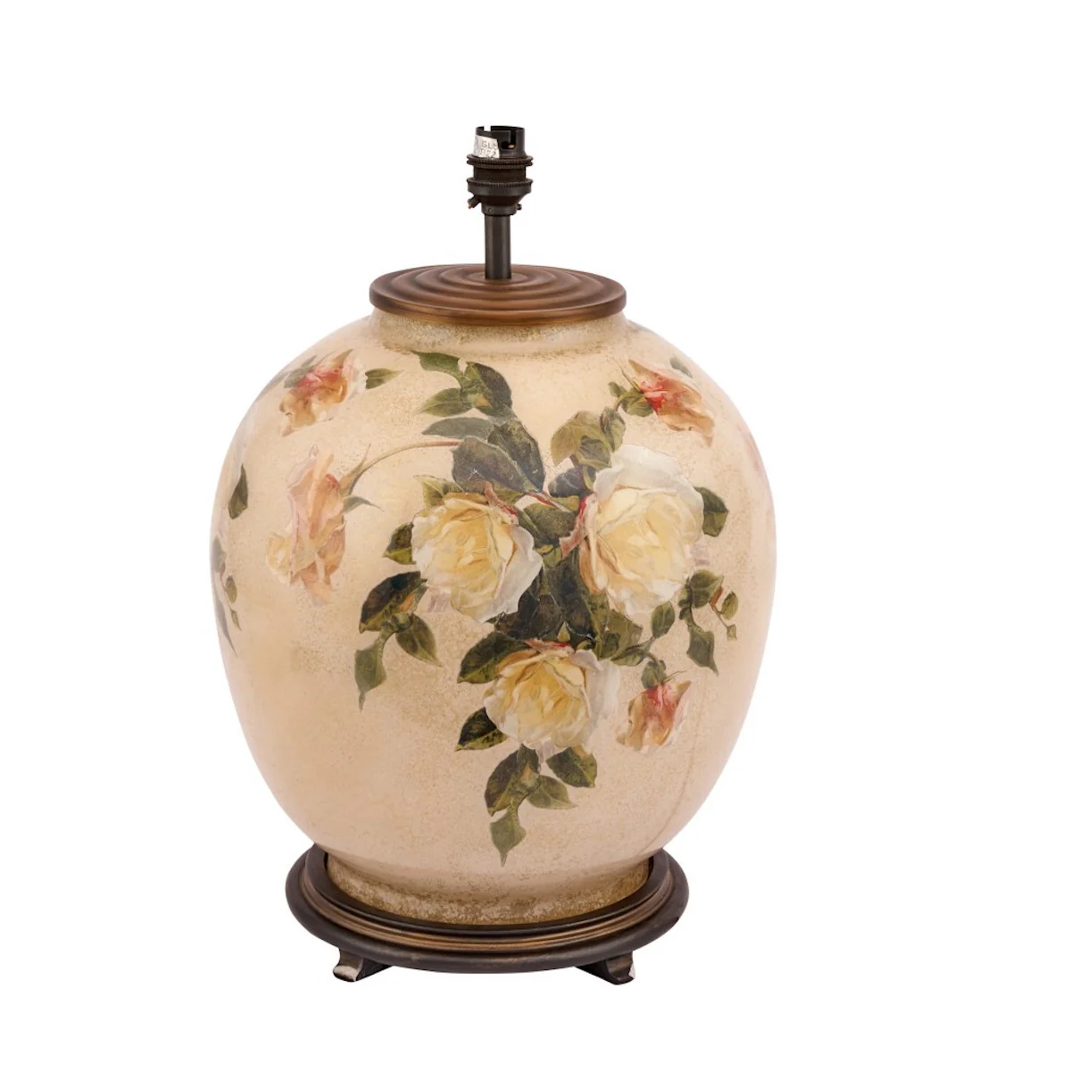 Jenny Worrall Classic Rose Large Glass Table Lamp Base - Image 2