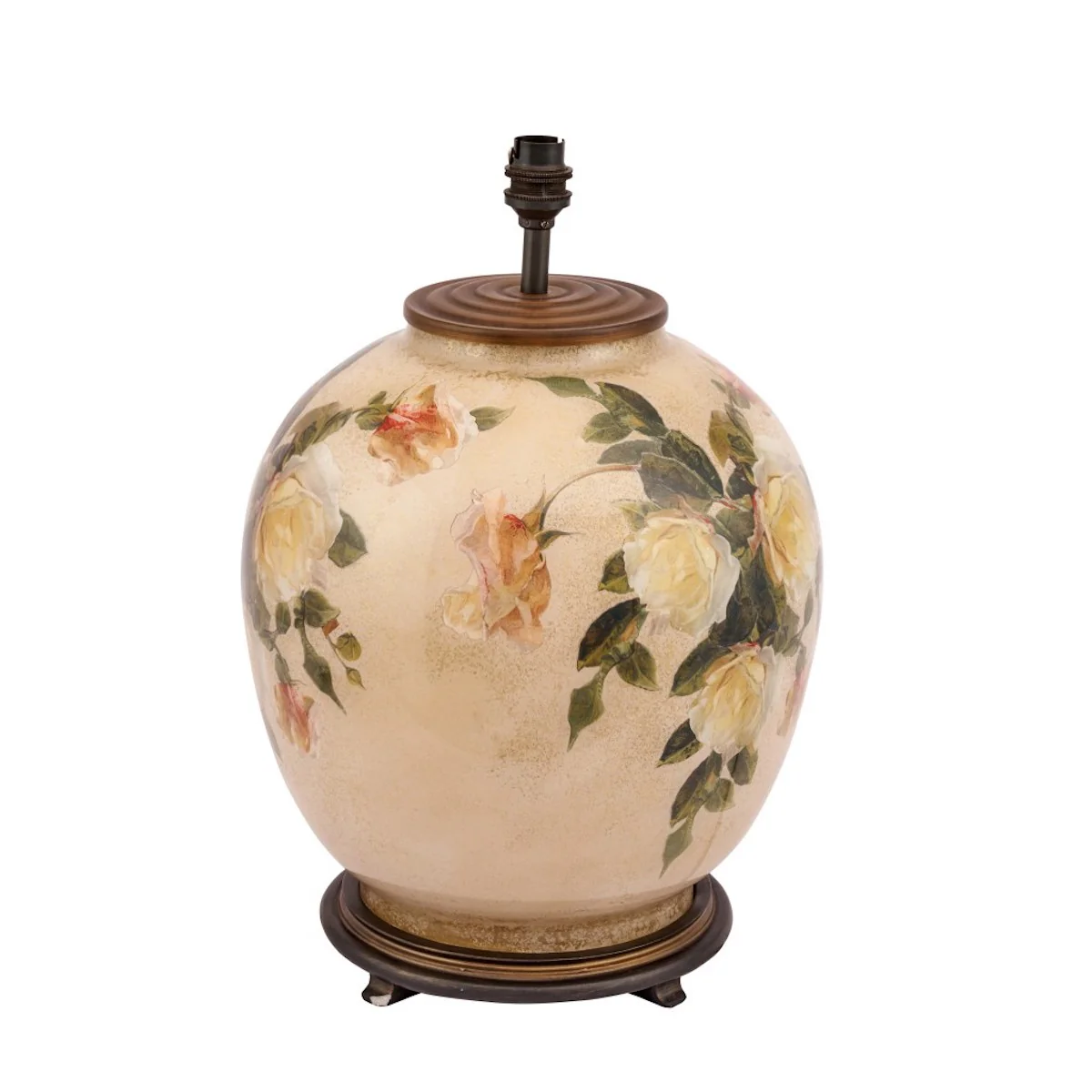 Jenny Worrall Classic Rose Large Glass Table Lamp Base - Image 3