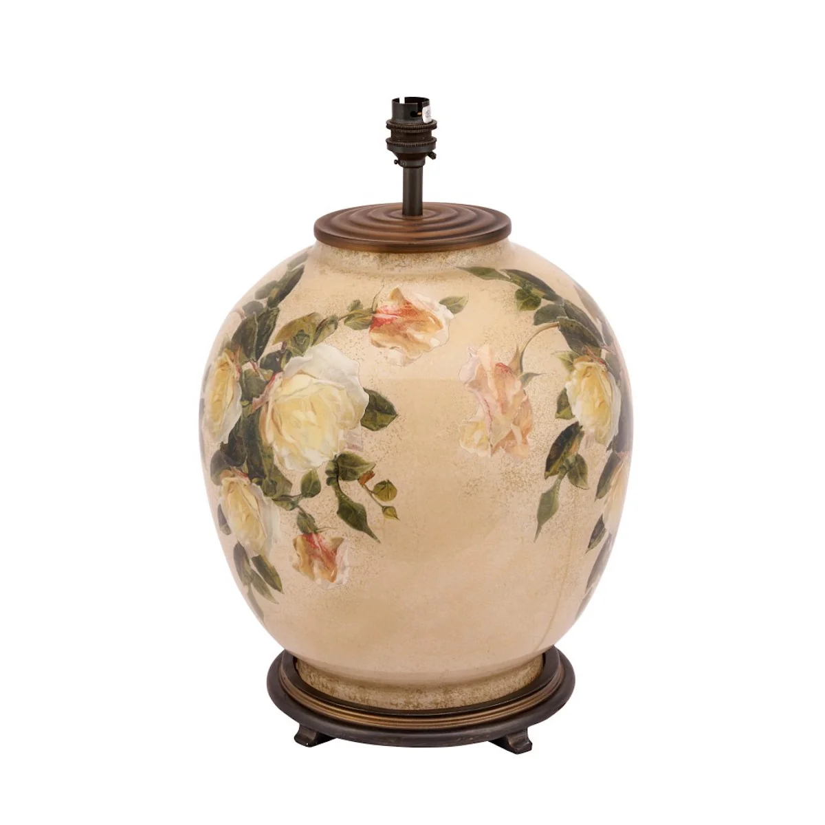 Jenny Worrall Classic Rose Large Glass Table Lamp Base - Image 4