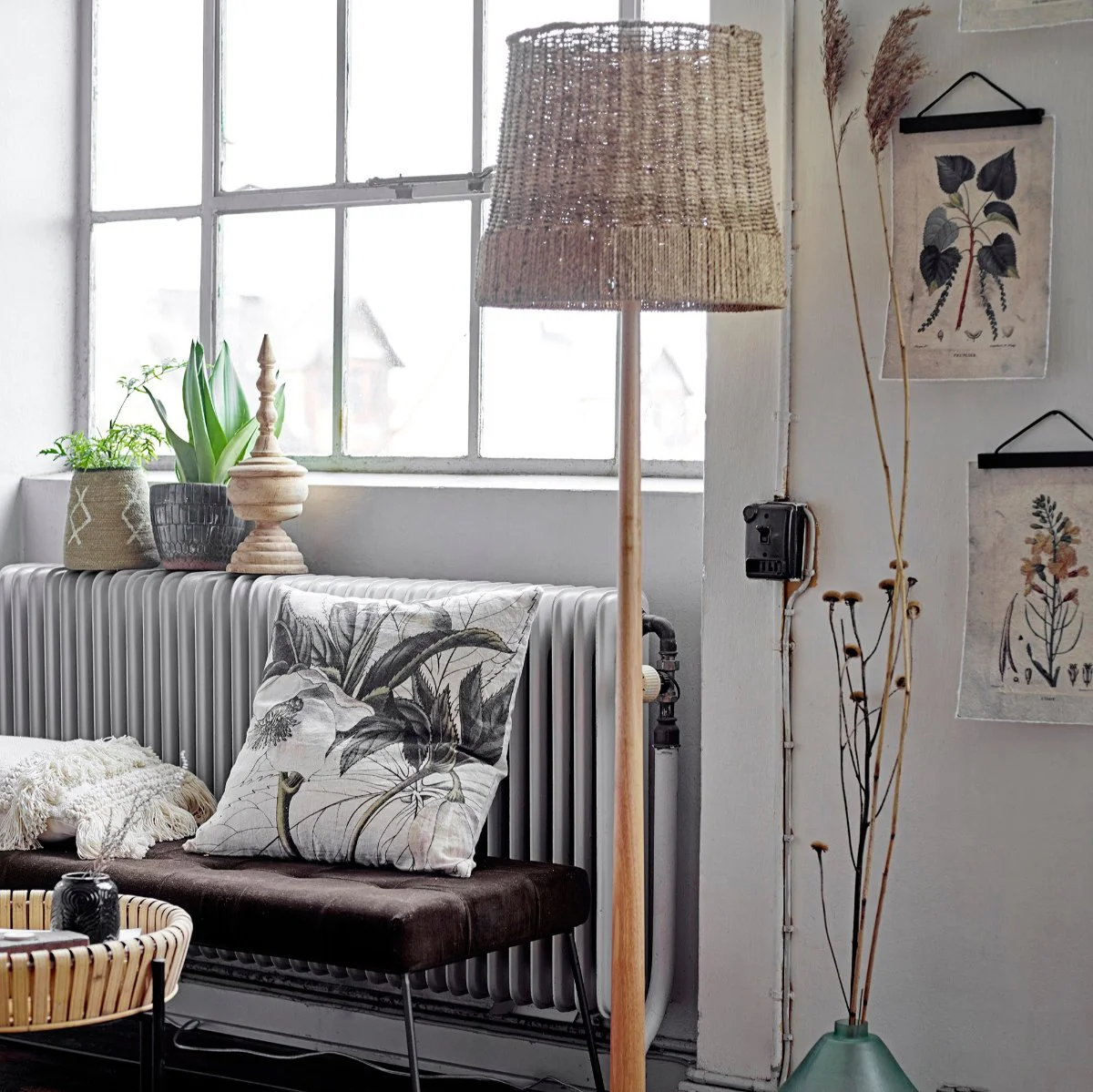 Bloomingville Kakasi Rattan Floor Lamp - Image 2